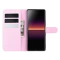 Miniatyrbild 4 av 6: Litchi Läder Plånboksfodral Sony Xperia L4 - Rosa