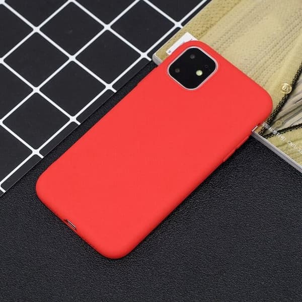 Silicone case iPhone 11 Pro skal Röd