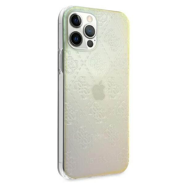Guess iPhone 12 & 12 Pro skal 3D Pattern Collection opal