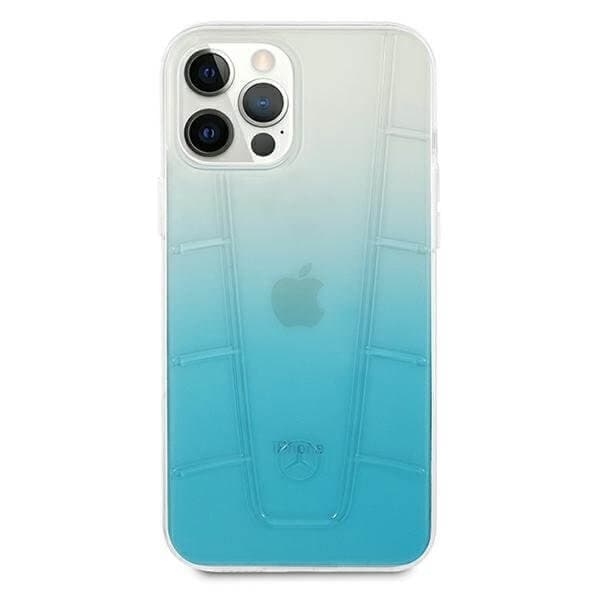 Mercedes Case iPhone 12 & 12 Pro Skal Blå Transparent Line