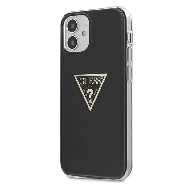 Guess Skal iPhone 12 mini Metallic Collection - Svart