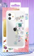 Miniatyrbild 5 av 5: Kingxbar Lucky Series skal dekorerad iPhone 12 mini transparent