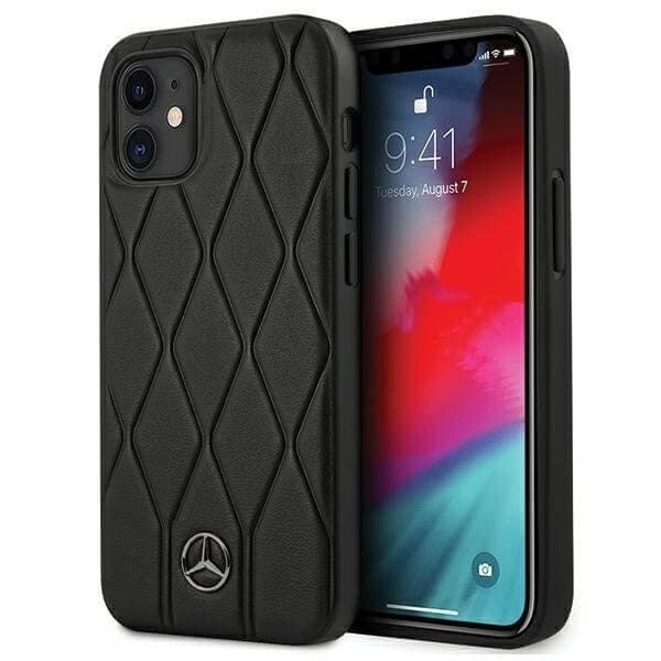 Mercedes Case skal iPhone 12 mini 5,4" Wave Line Svart