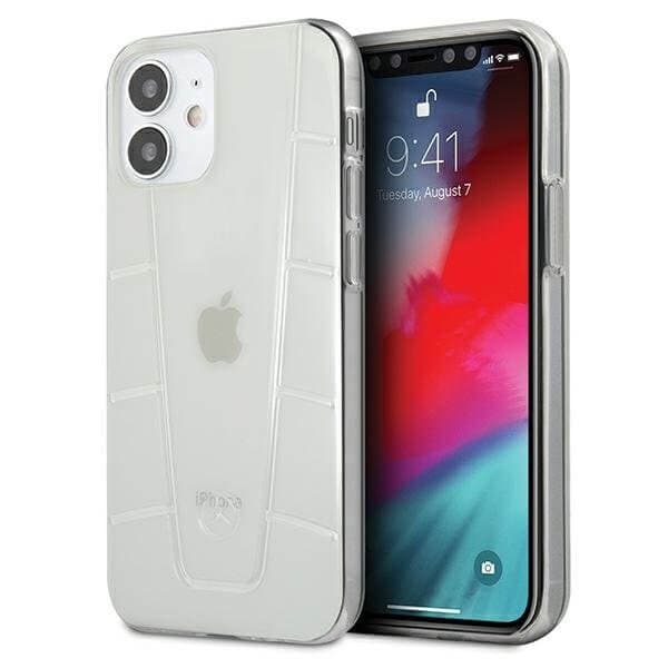 Mercedes Case skal iPhone 12 mini 5,4" Transparent Line clear