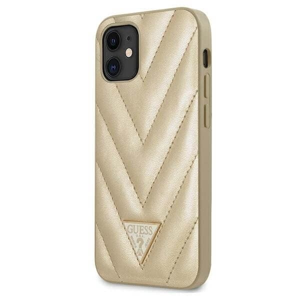 Guess skal iPhone 12 mini V-Quilted Collection - Guld