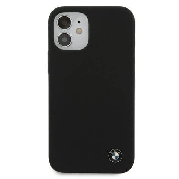 BMW Case Silikon Signature iPhone 12 mini 5,4" skal Svart