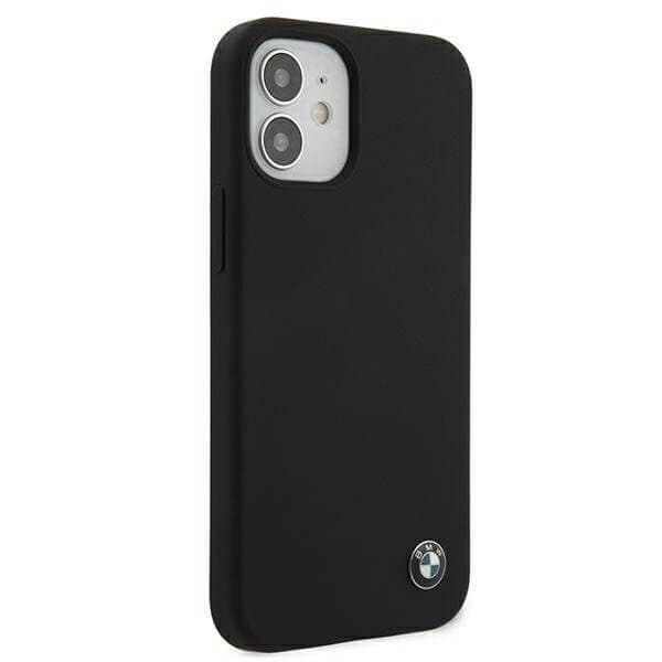 BMW Case Silikon Signature iPhone 12 mini 5,4" skal Svart