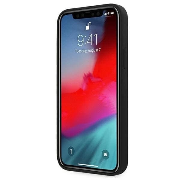 BMW Case Silikon Signature iPhone 12 mini 5,4" skal Svart