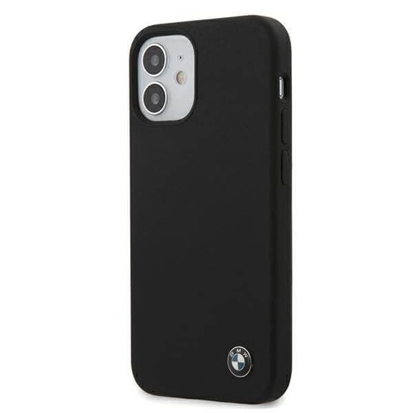 BMW Case Silikon Signature iPhone 12 mini 5,4" skal Svart
