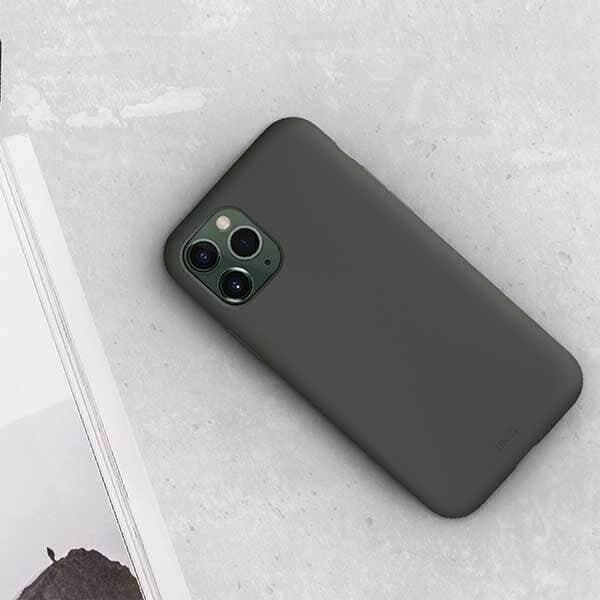 UNIQ Lino skal Hue iPhone 11 Pro Max moss Grå