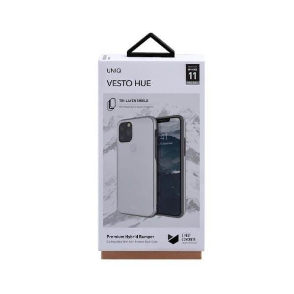 UNIQ Vesto Hue skal iPhone 11 Pro Max Silver