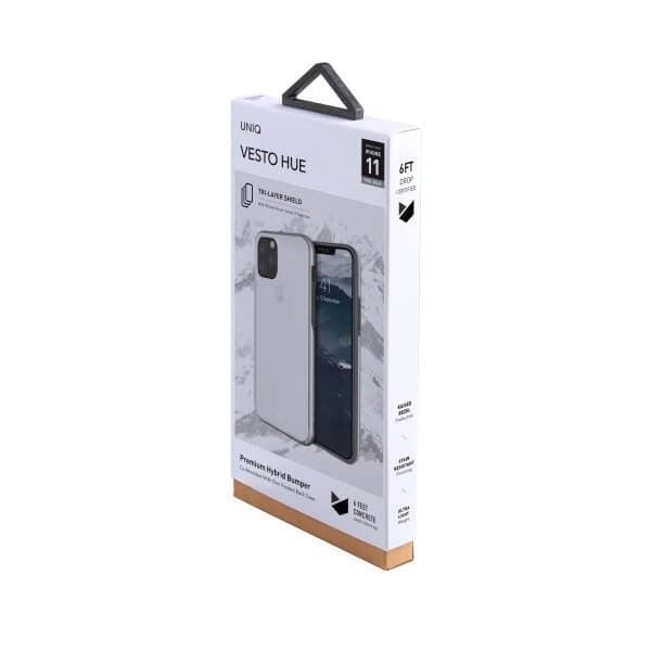 UNIQ Vesto Hue skal iPhone 11 Pro Max Silver