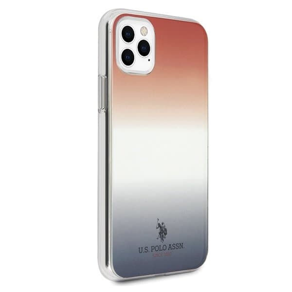 U.S.Polo Assn. Gradient Pattern Collection iPhone 11 Pro Max Röd