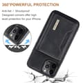 Miniatyrbild 11 av 11: DG.MING iPhone 12 Pro Max Skal Magnetic Wallet Med Kickstand - Svart