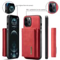 Miniatyrbild 3 av 11: iPhone 11 Skal DG.MING M1 Magnetic Tri-fold Wallet Med Kickstand - Röd