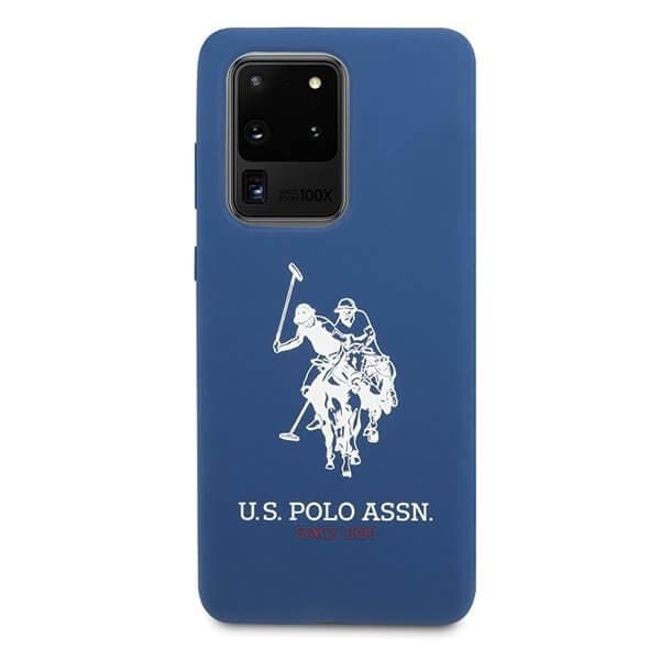 U.S. Polo Assn. Silicone Collection Samsung Galaxy S20 Ultra G988 Skal Marin