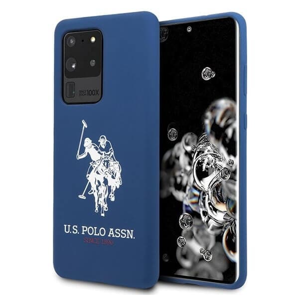 U.S. Polo Assn. Silicone Collection Samsung Galaxy S20 Ultra G988 Skal Marin