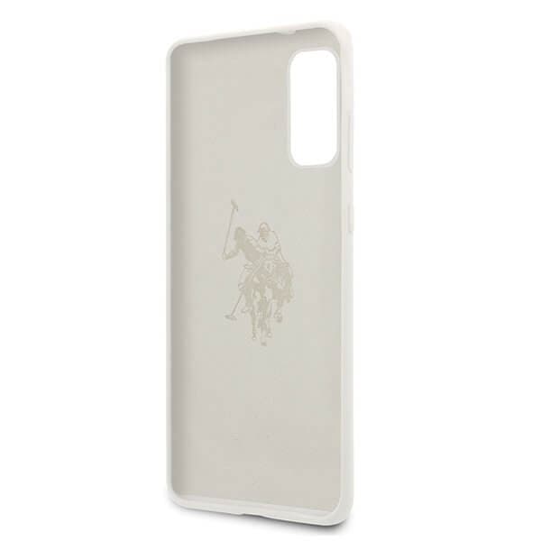 U.S. Polo Assn. Silicone Collection Samsung Galaxy S20 G980 Skal Vit