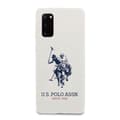 Miniatyrbild 5 av 5: U.S. Polo Assn. Silicone Collection Samsung Galaxy S20 G980 Skal Vit