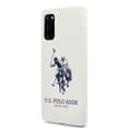 Miniatyrbild 2 av 5: U.S. Polo Assn. Silicone Collection Samsung Galaxy S20 G980 Skal Vit
