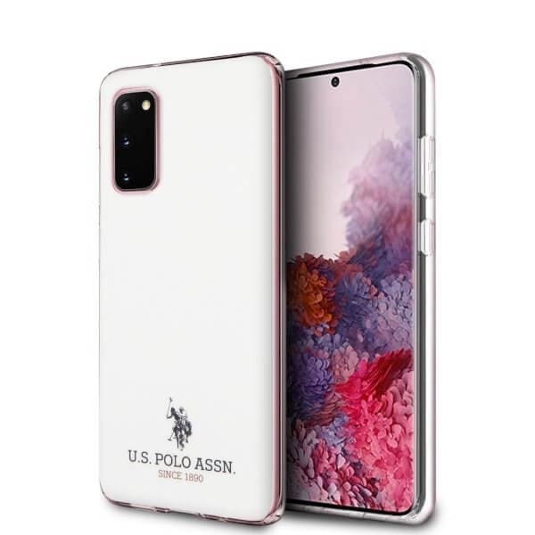U.S. Polo Assn. Shiny Samsung Galaxy S20 G980 Skal Vit