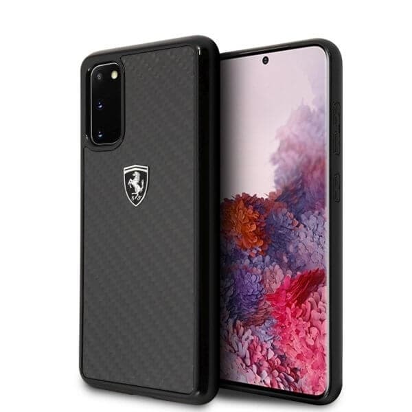 Ferrari Skal Samsung Galaxy S20 Carbon Heritage - Svart