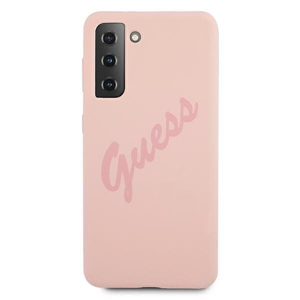Guess Skal Galaxy S21 Plus Script Vintage - Rosa