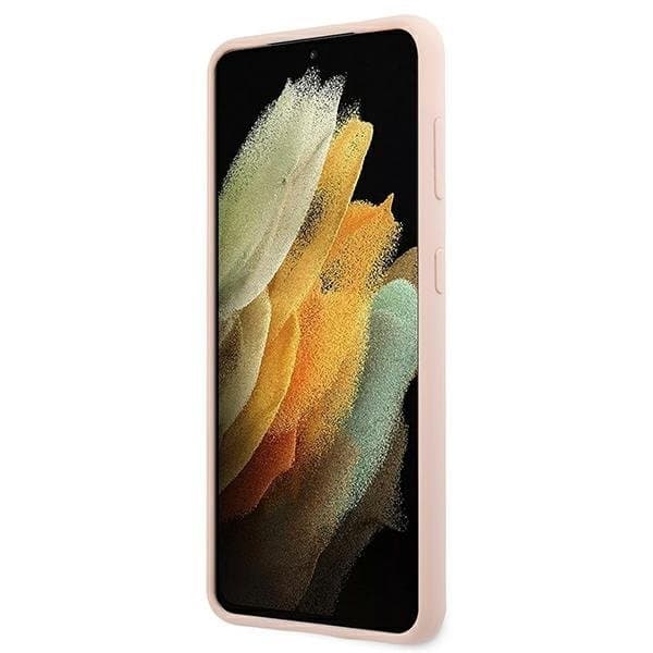 Guess Skal Galaxy S21 Plus Script Vintage - Rosa