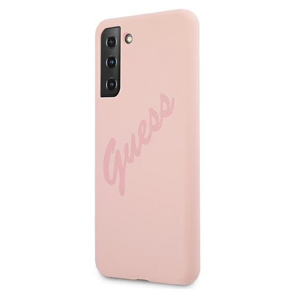 Guess Skal Galaxy S21 Plus Script Vintage - Rosa