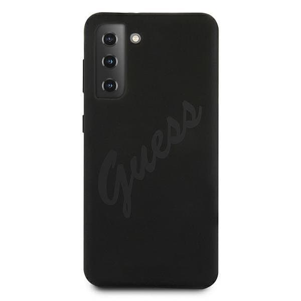 Guess Skal Galaxy S21 Plus Script Vintage - Svart