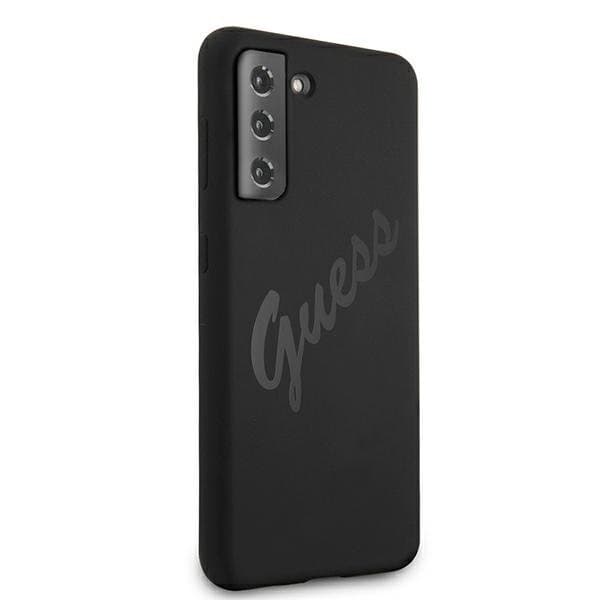Guess Skal Galaxy S21 Plus Script Vintage - Svart