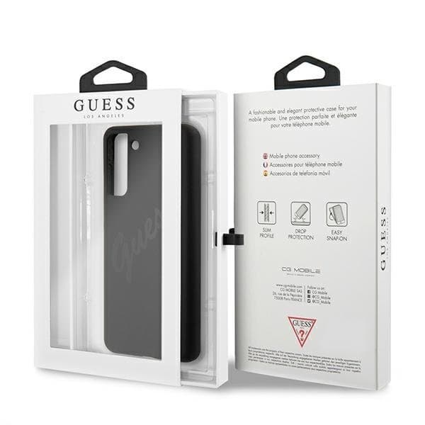 Guess Skal Galaxy S21 Plus Script Vintage - Svart