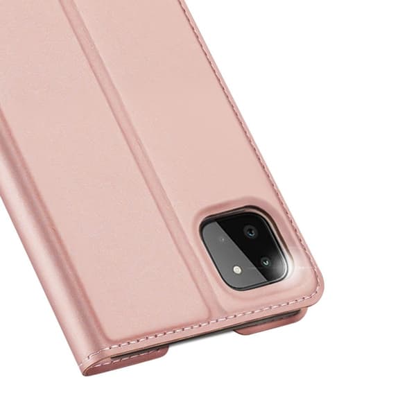 Dux Ducis - Skinpro Plånboksfodral Galaxy A22 5g - Rose Guld