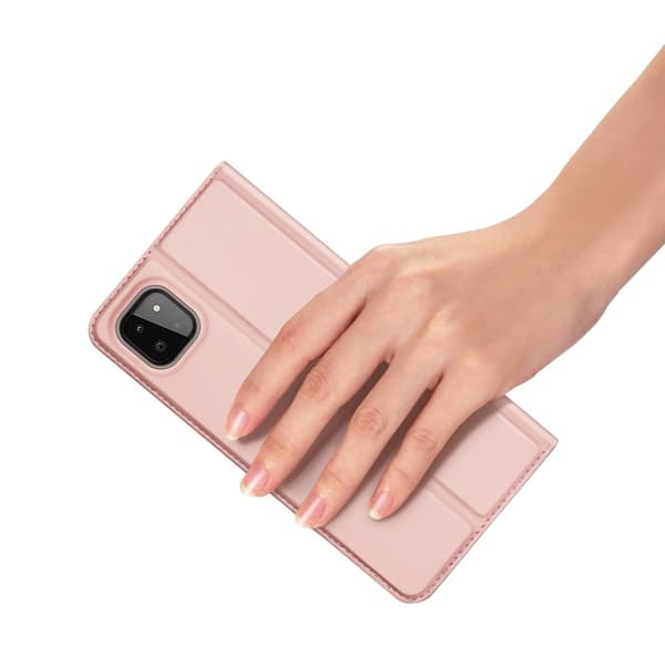 Dux Ducis - Skinpro Plånboksfodral Galaxy A22 5g - Rose Guld
