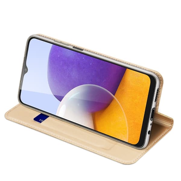 Dux Ducis Skinpro Plånboksfodral Galaxy A22 4G - Gold