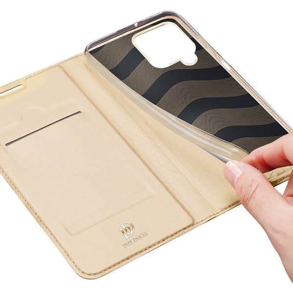 Dux Ducis Skinpro Plånboksfodral Galaxy A22 4G - Gold