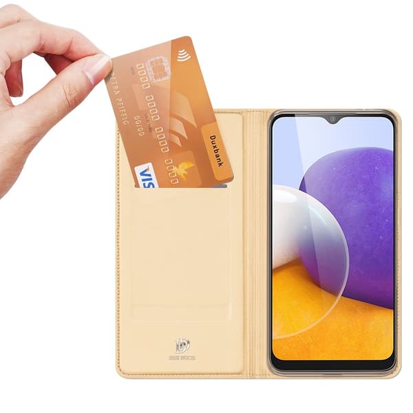 Dux Ducis Skinpro Plånboksfodral Galaxy A22 4G - Gold