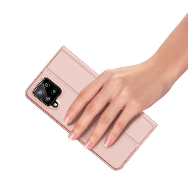 Dux Ducis Skinpro Plånboksfodral Galaxy A22 4G - Rose Gold