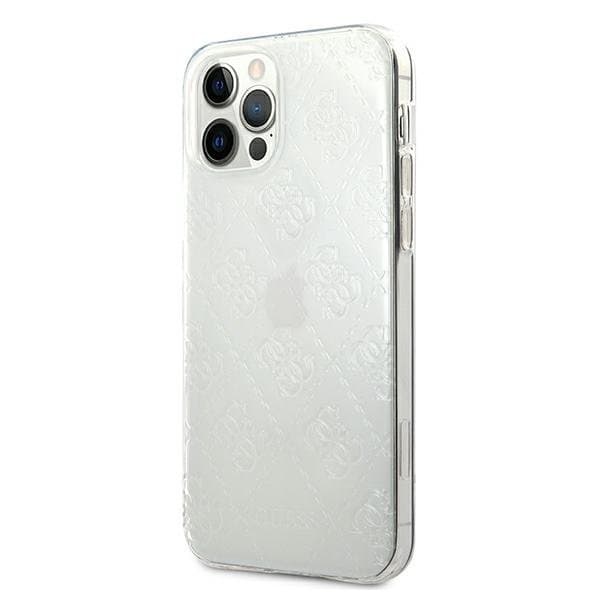 Guess iPhone 12 Pro Max Skal 3D Pattern Collection - Transparent