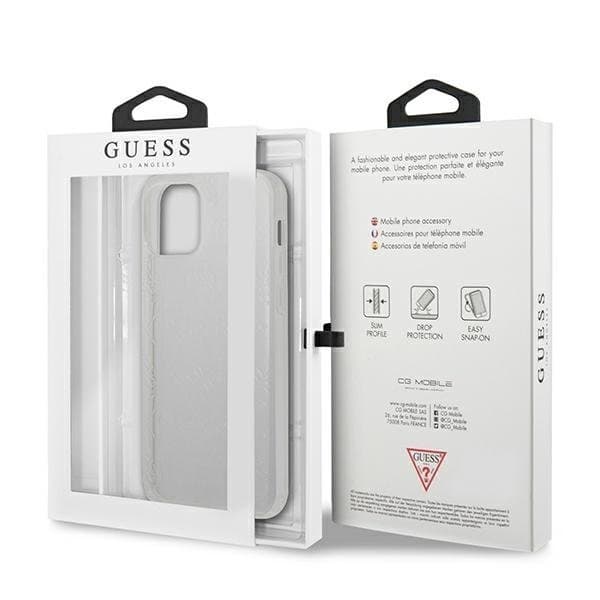Guess iPhone 12 Pro Max Skal 3D Pattern Collection - Transparent