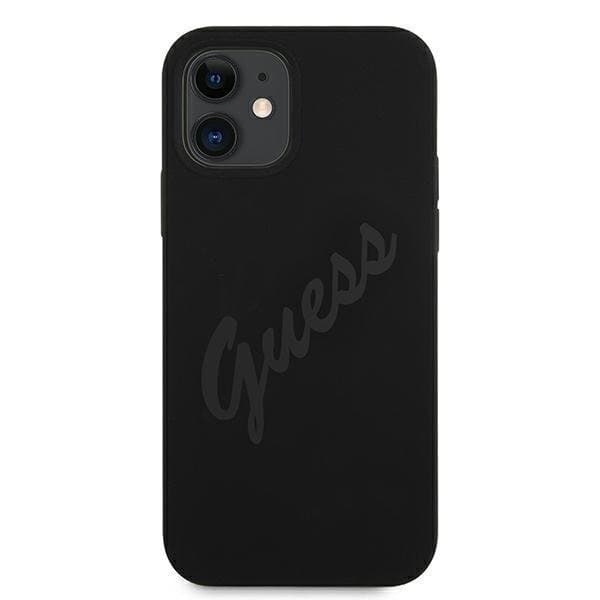 Guess Skal iPhone 12 Mini Script Vintage - Svart