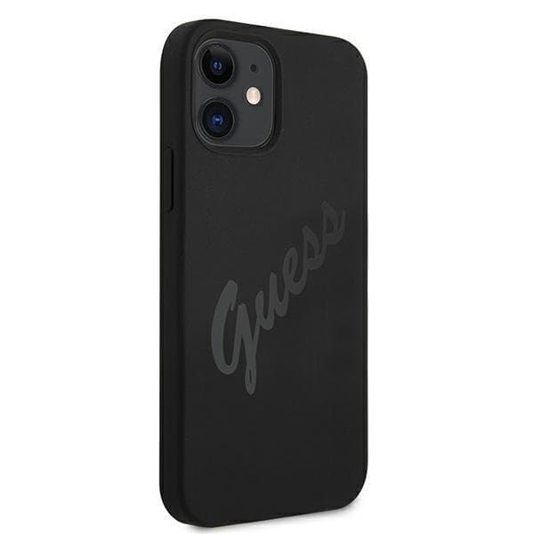 Guess Skal iPhone 12 Mini Script Vintage - Svart