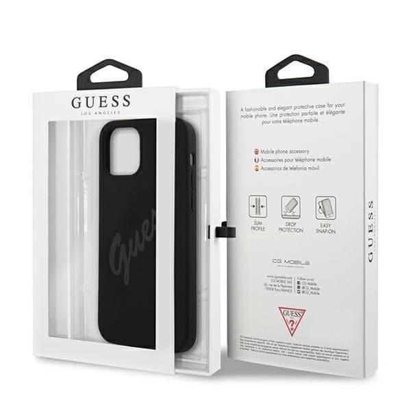 Guess Skal iPhone 12 Mini Script Vintage - Svart
