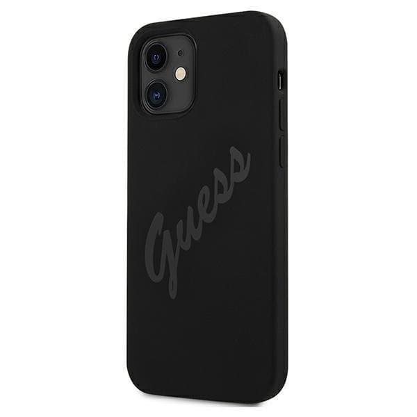 Guess Skal iPhone 12 Mini Script Vintage - Svart