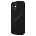 Miniatyrbild 2 av 8: Guess Skal iPhone 12 Mini Script Vintage - Svart