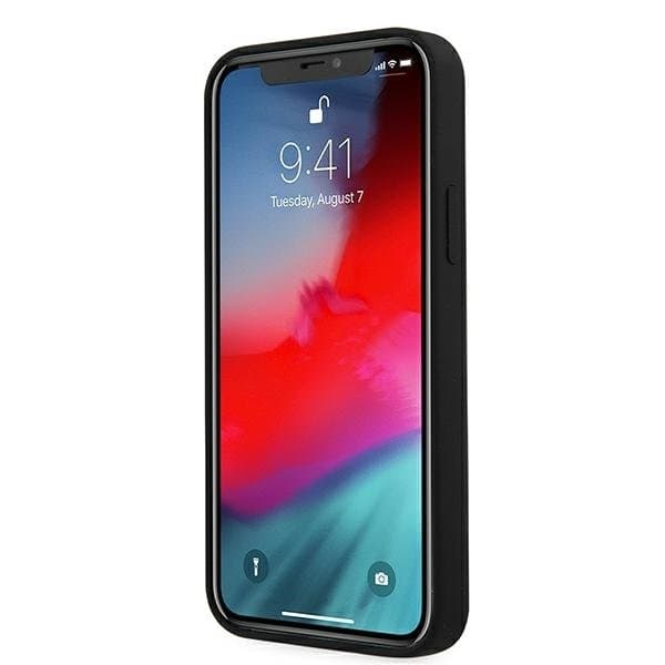 Guess iPhone 12 Pro Max Skal Script Vintage - Svart