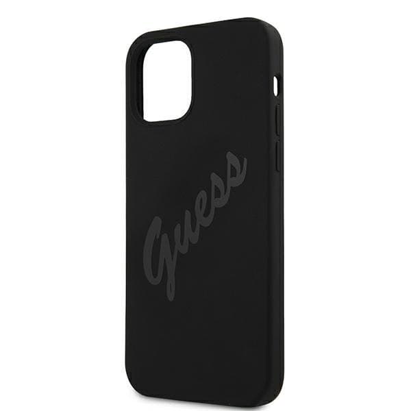 Guess iPhone 12 Pro Max Skal Script Vintage - Svart