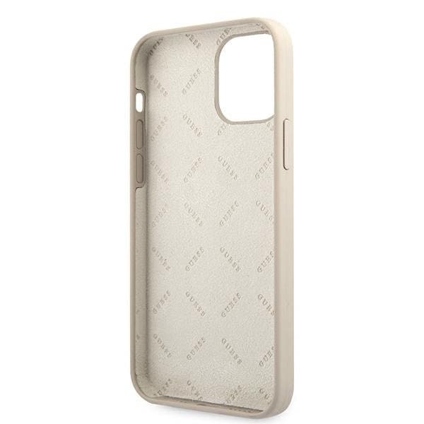 Guess Skal iPhone 12 & 12 Pro Silikon Vintage - Rosa/Grå