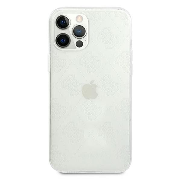 Guess Skal iPhone 12 & 12 Pro 3D Pattern Collection - Transparent