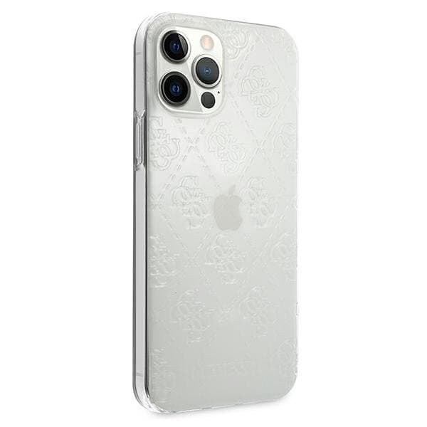 Guess Skal iPhone 12 & 12 Pro 3D Pattern Collection - Transparent
